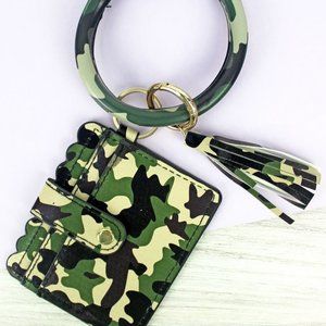 NWT Camo Bangle Keychain